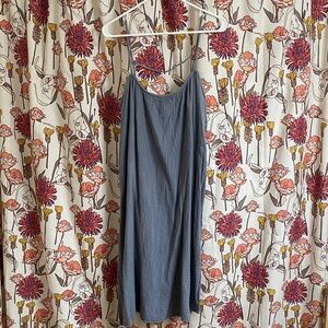 100% Cotton H&M Pale Blue Gauzy Strappy Dress